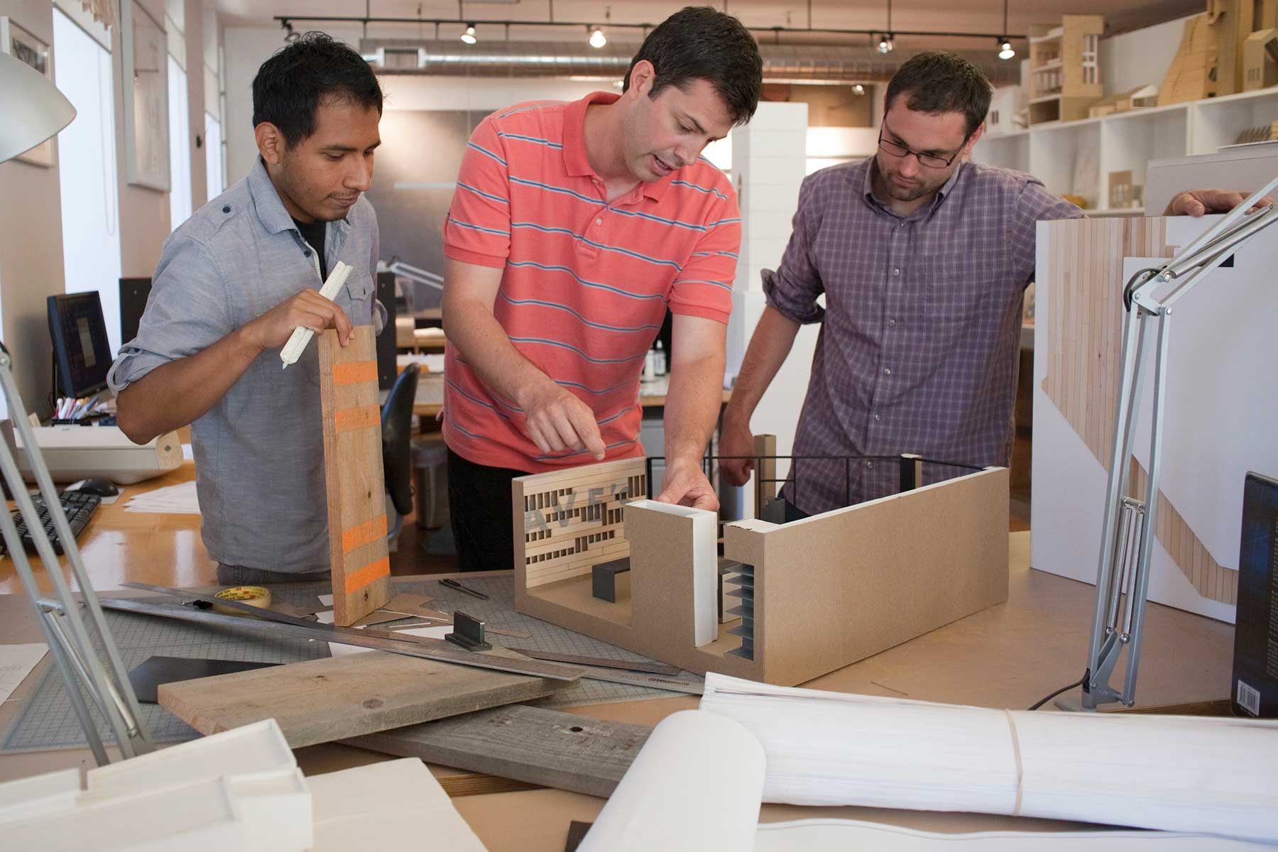students in a workshop