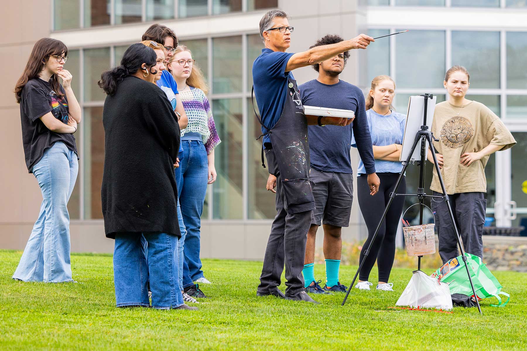painting class outside