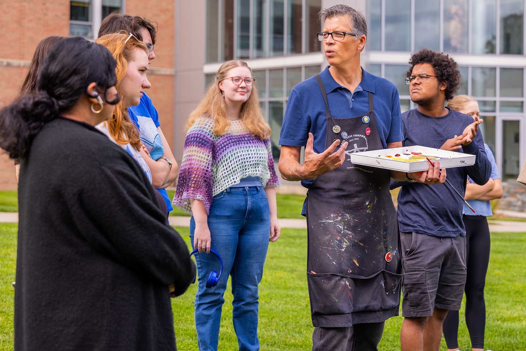 painting class outside